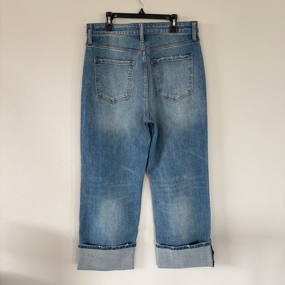 KUT From the Kloth Sienna Wide Leg Cuffed Jeans (6) - Picture 7 of 8